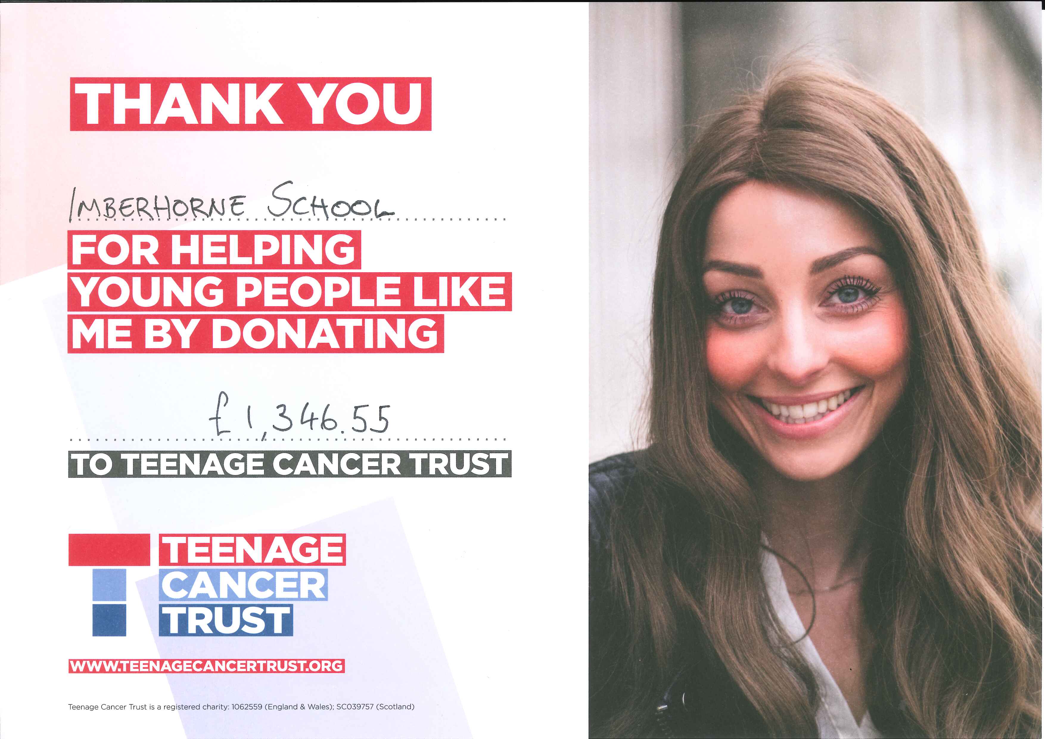 Teenage Cancer Trust Fund Raising